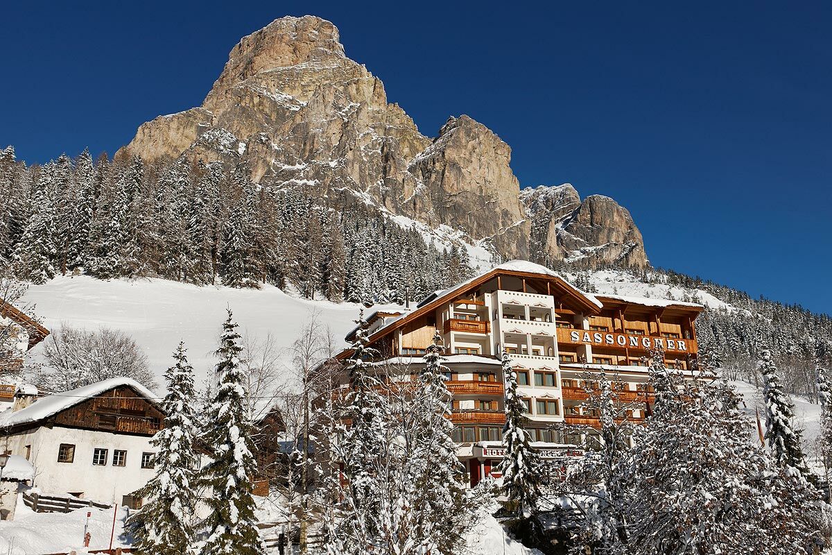 Hotel Sassongher Corvara In Badia Luaran gambar